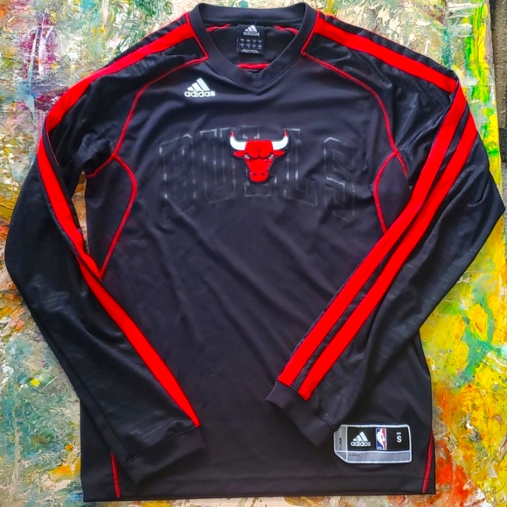Adidas NBA Chicago Bulls mens long sleeve